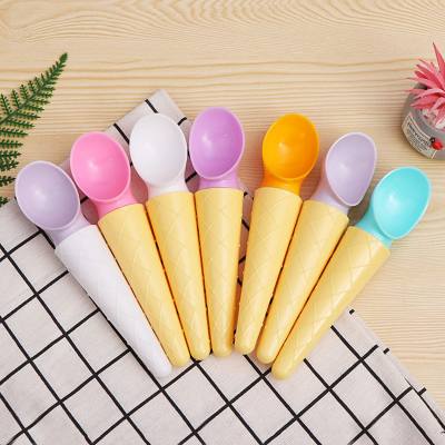 Macaron color plastic ice cream scoop