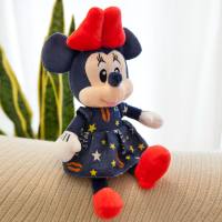 Estrela mickey brinquedo de pelúcia boneca minnie grande casal mickey mouse travesseiro boneca infantil  Vermelho