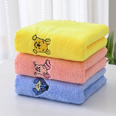 Coral fleece towel soft children's household face towel 3 pack