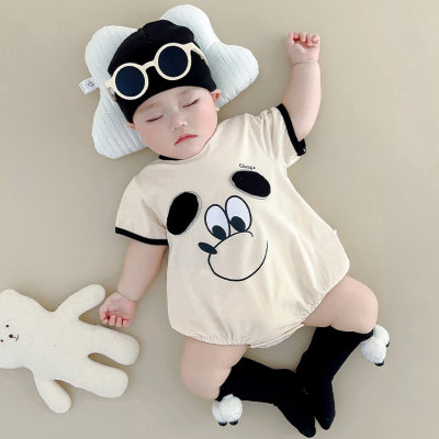 Infants, newborns, summer cartoons, cute jumpsuits, baby fashionable rompers, fashionable harems