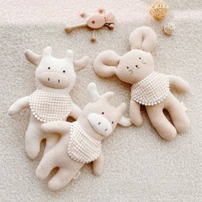 Nordic style creative calf baby comfort companion cartoon animal cloth doll