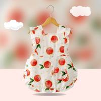 Baby girl's smock for eating, waterproof  Red
