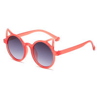 Óculos de sol infantil estilo gato  Vermelho