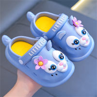 Children's cute princess non-slip soft-soled sandals  Blue
