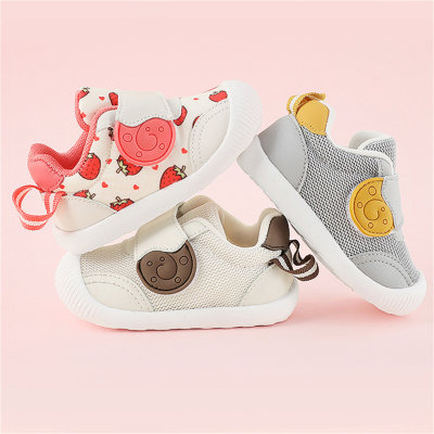 Toddler Strawberry Pattern Velcro Sneakers