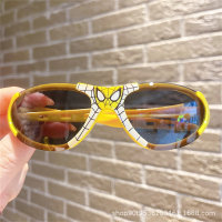 Children's Spiderman Cartoon Sunglasses  Yellow