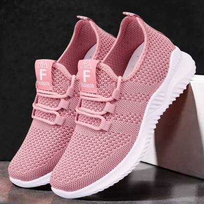 Shoes women new style casual fashion running shoes flying woven breathable women's shoes soft sole trendy sports shoes women