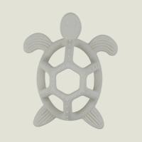 Baby silicone teether Hollow spherical turtle teether toy Anti-sucking baby teething stick  Multicolor