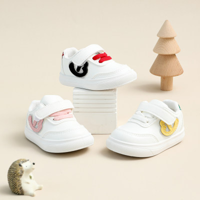 Toddler Letter Patchwork Velcro Sneakers