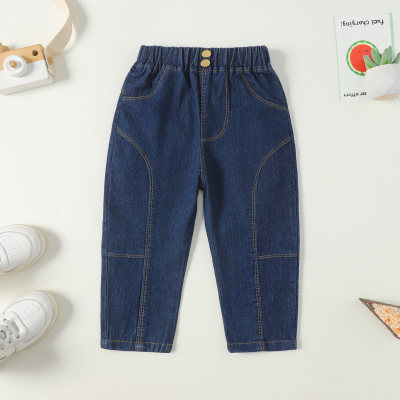 Primavera meninos jeans calças compridas primavera e outono roupas infantis