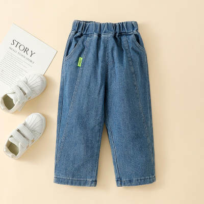 Toddler Solid Color Pocket front Casual trousers