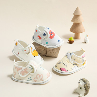 Baby Cartoon Pattern Non-slip Velcro Shoes