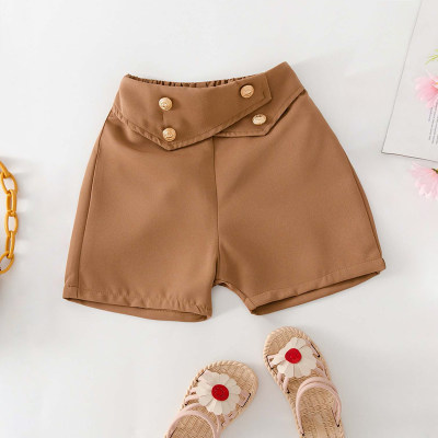 Pantaloni Hibobi Girl Baby con fibbia dorata