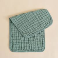 Six-layer gauze burp towel  Green