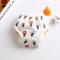 Wing baby gauze diapers waterproof diapers pure cotton diaper pocket baby learning pants pull-up pants  Multicolor