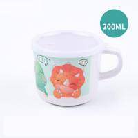 Wuhe melamine high-looking cute baby learning drinking cup household fall-resistant food-grade children's cup water cup wholesale  Green