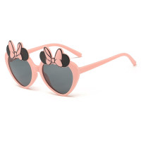 Toddler Strange bow children's sunglasses  Pink