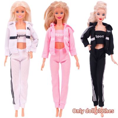30cm clothes Barbie fashion 11 inch doll clothing girls dress up toys sportswear