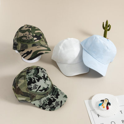 Toddler Camouflage Mesh Patchwork Peaked Cap
