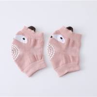 Frühling und Sommer Baby Frottee Socken gepunktet Anti-Rutsch Anti-Fall Krabbelschutzausrüstung Baby Knieschützer  Mehrfarbig