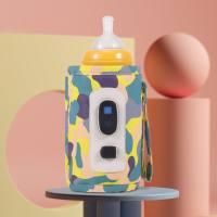 USB portable outdoor baby heating bottle insulation cover universal heating constant temperature milk warmer bottle insulation cover  Multicolor