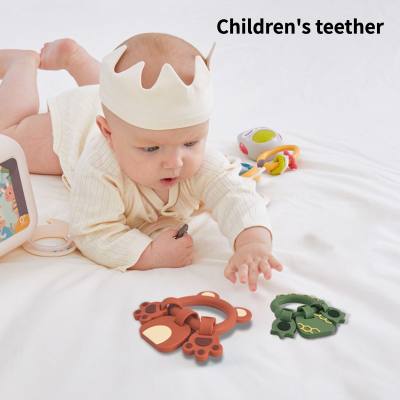 Braccialetto per la dentizione del bambino Giocattolo in silicone con braccialetto per la dentizione del bambino