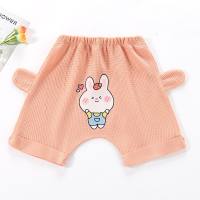 2022 Summer Children's Large PP Pants Children's Clothes Girls' Shorts Infant and Toddler Outer Wear Casual Children's Thin Boys' Pants  Orange