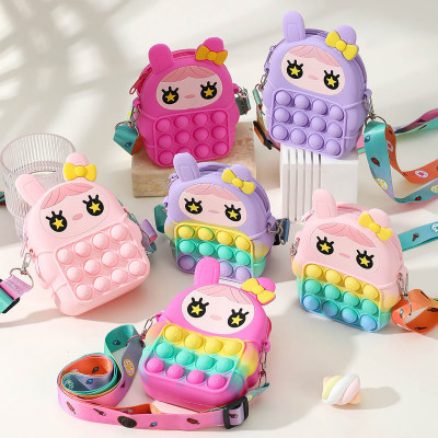 Cartoon cute rabbit bubble bag toys
