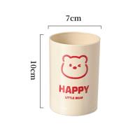 Couple mouthwash cup set cartoon bear toothbrush cup  Multicolor