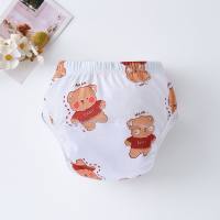 Pantaloni da allenamento sottili e traspiranti stile orso per neonati e bambini piccoli per smettere di usare i pannolini  Multicolore