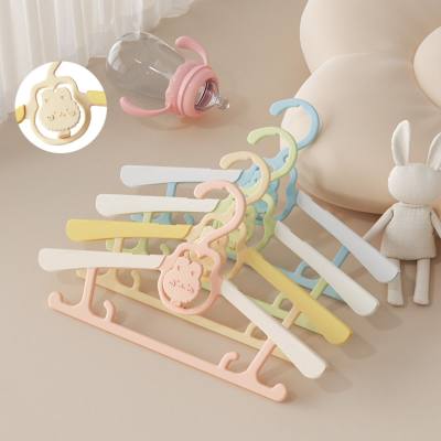 Children's clothes hanger baby baby special clothes rack retractable even hang children's newborn toddler drying clothes home