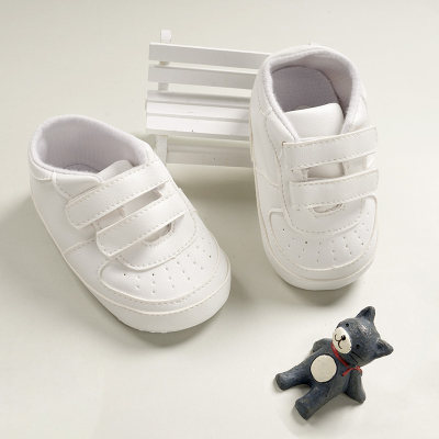 Baby Solid Color Velcro Non-Slip Toddler Shoes