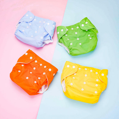Calças para fraldas de algodão para recém-nascidos de design sólido snap