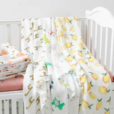 Cotton Animal Printed Pure Cotton Baby Blanket