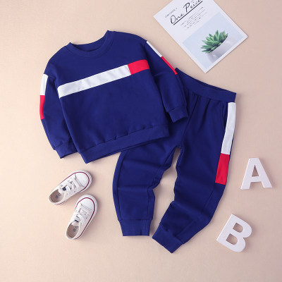Toddler Boy Color-block Long Sleeves Sweater & Pants