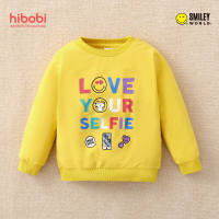 hibobi x SmileyWorld Toddler Boy Letter Pattern Long Sleeves T-shirt  Yellow