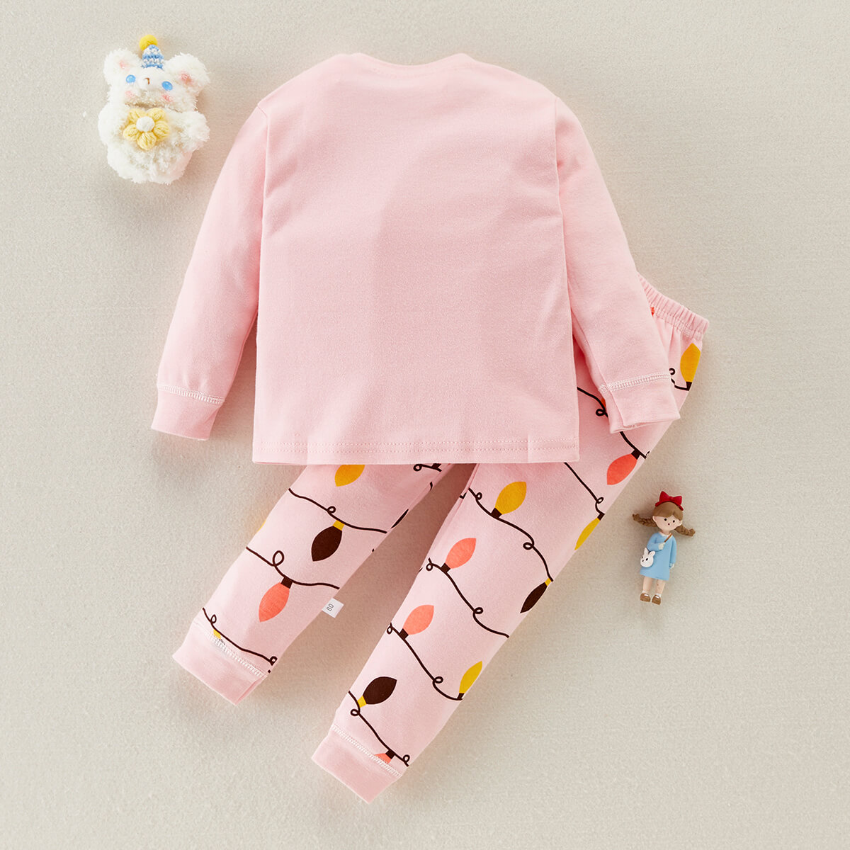 Toddler Girl Cat Pattern T shirt Trousers Pajamas