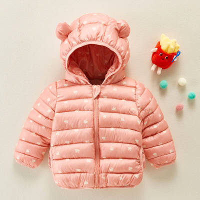 Toddler Cute Animal Printed Cotton-padded Coat Wadded Jacket