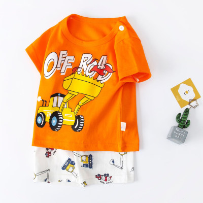 Set pigiama per bambini in cotone e cartone animato per bambine. Top e pantaloncini