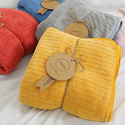 Coral Fleece Bath Towel Household Cloud Feel Can be Worn, Can be Wrapped Tube Top Soft Bath Towel