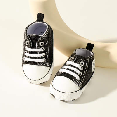 Baby Sequins Color-block Shoes