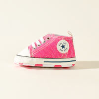 Baby Sequins Color-block Shoes  Pink