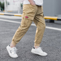 Solid Casual Pants for Boy  Khaki
