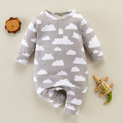 Clouds Printed Jumpsuit for Baby