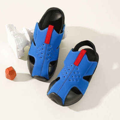 Toddler Boy Color-block Velcro Sandals