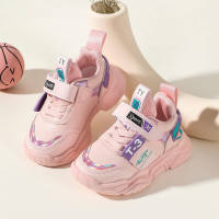 Toddler Boy Color-block Letter Pattern Sport Shoes  Pink