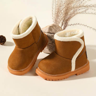 Casual Winter Fleece-lined Snow Cotton Boots for Toddler Girl