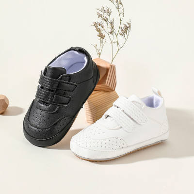 Baby Solid Color Velcro Shoes