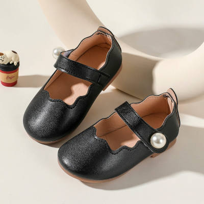 Baby Girl Pearl Leather Shoes
