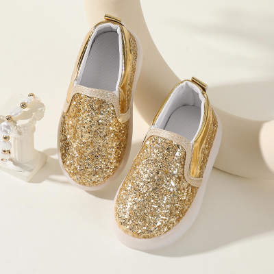 Open Design PU Sneakers for Toddler Girl